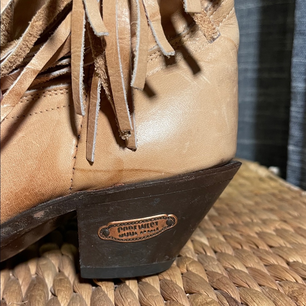 Code West Fringe Cowboy Boots - Picture 2 of 6